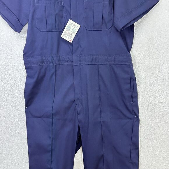 VTG BIG MAC PENNEYS BLUE COVERALLS MECHANIC / WORKWEAR UNIFORM 44Reg Dead Stock - Picture 3 of 16